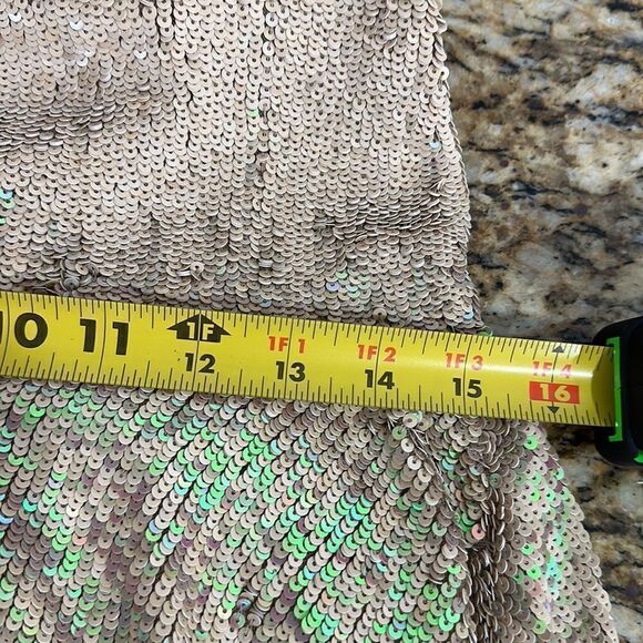 Needle & Thread Sequins Sleeveless Gloss Mini Dress Size 4 - Picture 11 of 12
